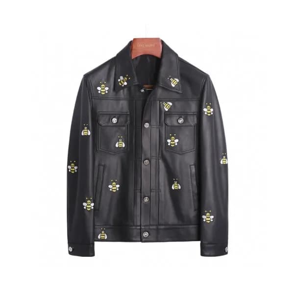 Dior 2019 Mens Logo Leather Jacket - 디올 2019 남성 레더… - 1