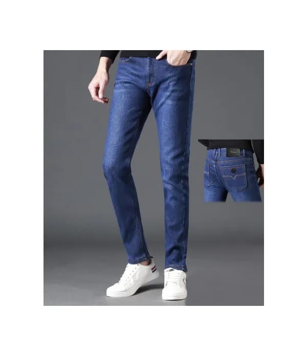 Hermes 2019 Mens Business Classic Denim Pants - 에르… - 1