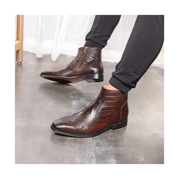 Ferragamo 2020 Mens Leather Boots - 페라가모 2020 남성용 … - 1