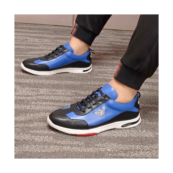 Armani 2020 Mens Leather Sneakers - 알마니 2020 남성용 … - 1