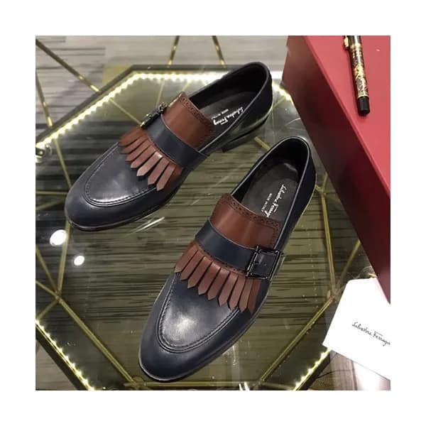 Ferragamo 2020 Mens Leather Shoes - 페라가모 2020 남성용 … - 1