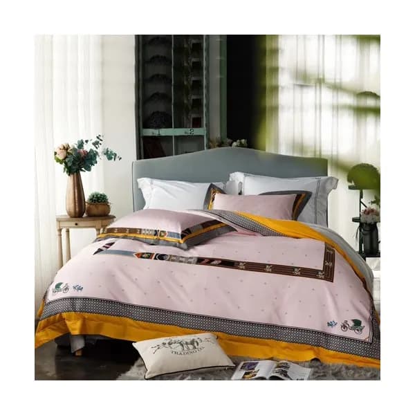 Hermes 2020 Supima Cotton Bedding 4 Set - 에르메스 202… - 1