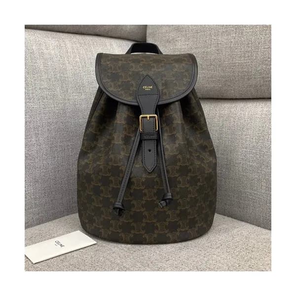 Celine 2020 Triomphe Canvas Back Pack ,31CM - 셀린느 … - 1