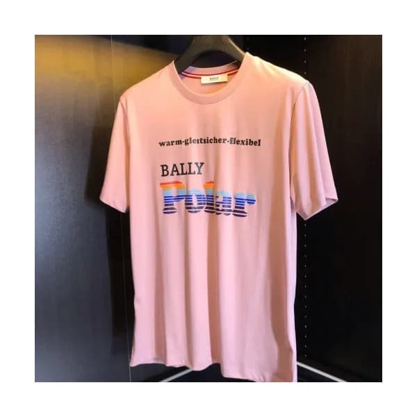 [발리]Bally 2020 Mens Printing Logo Cotton Short Sle… - 1