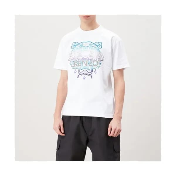 [겐조]Kenzo 2020 Mm/Wm Tiger Cotton Short Sleeved Ts… - 1