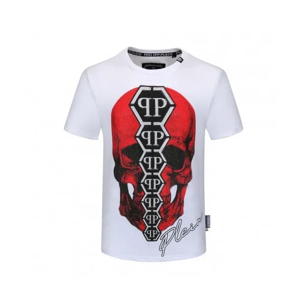 [필립플레인]Philipp-plein 2020 Mens Logo Cotton Short S… - 1