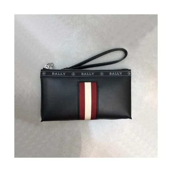 Bally 2020 Leather Clutch Bag,20cm - 발리 2020 레더 남… - 1