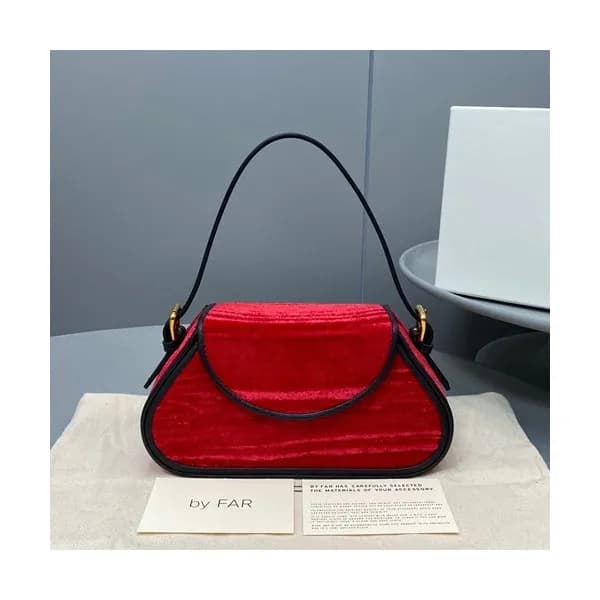 By Far 2020 Velvet Tote Bag,21cm - 바이파 2020 벨벳 체인 … - 1