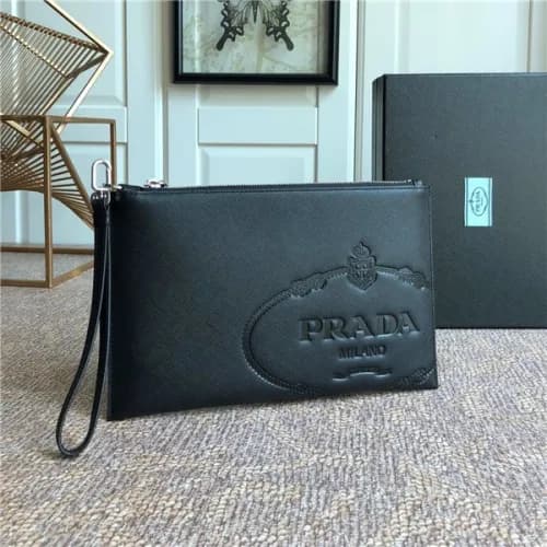 [프라다] Prada 2020 Men's Clutch Bag,28cm - 프라다 2… - 1