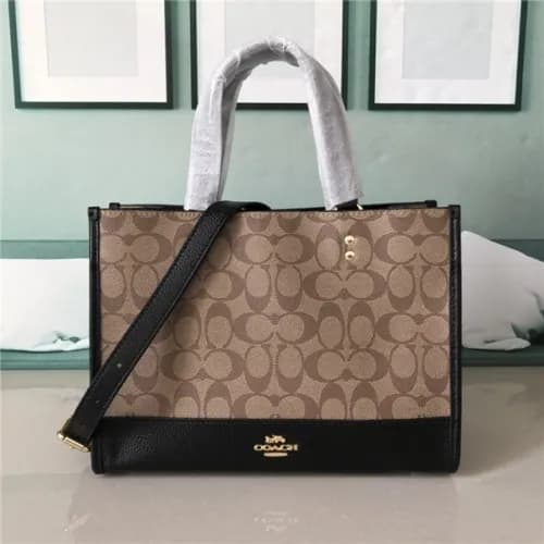 [코치] Coach 2020 Women's Leather Tote Shoulder …