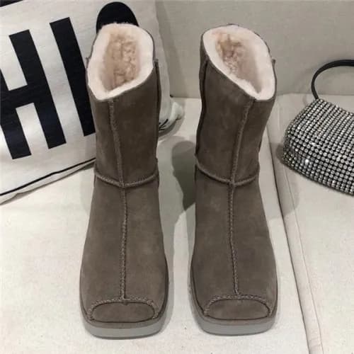 Ugg 2020 Women's Leather Wool Boots - 어그 2020 … - 1