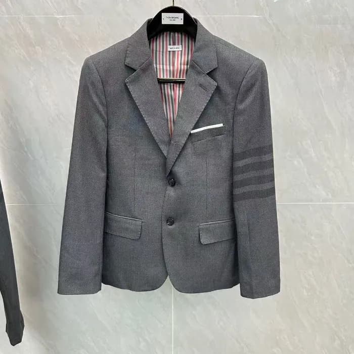 Thom Browne 2025 Mens Casual Cotton Suit Jackets -… - 1
