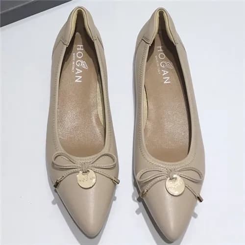 Hogan 2020 Women's Leather Middle Heel Shoes -… - 1