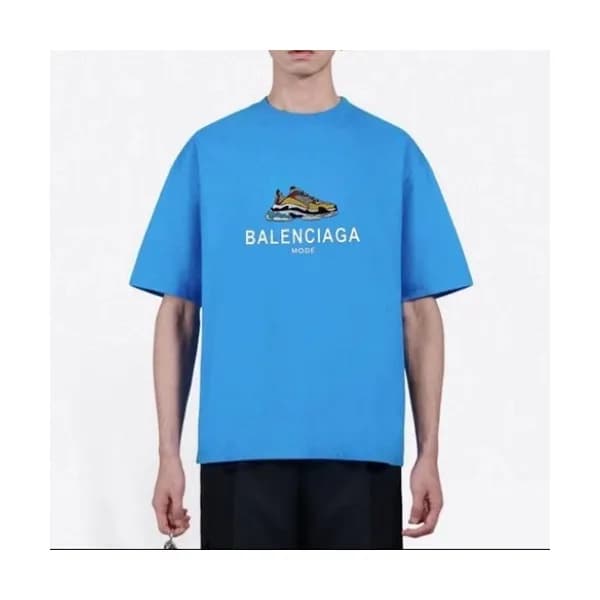 [발렌시아가]Balenciaga 2021 Mm/Wm Logo Cotton Short Sle… - 1