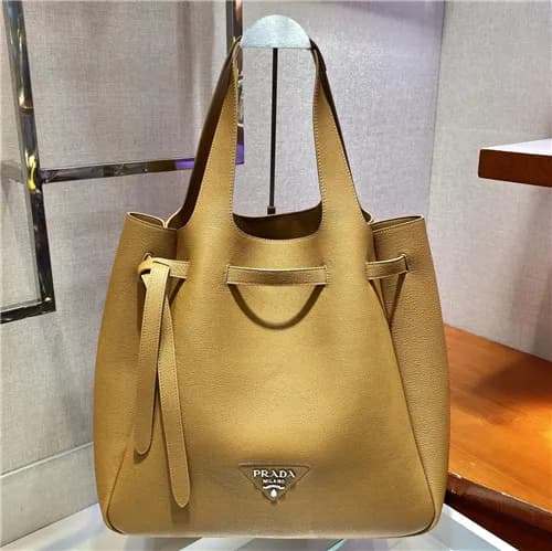 [프라다]Prada 2021 Women's Leather Tote Bag,35cm … - 1