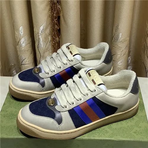 [매장판]Gucci 2021 Women's Leather Sneakers - 구찌 … - 1