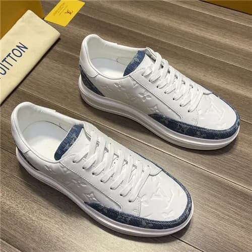 [트랜디]Louis Vuitton 2021 Men's Leathet Sneakers… - 1