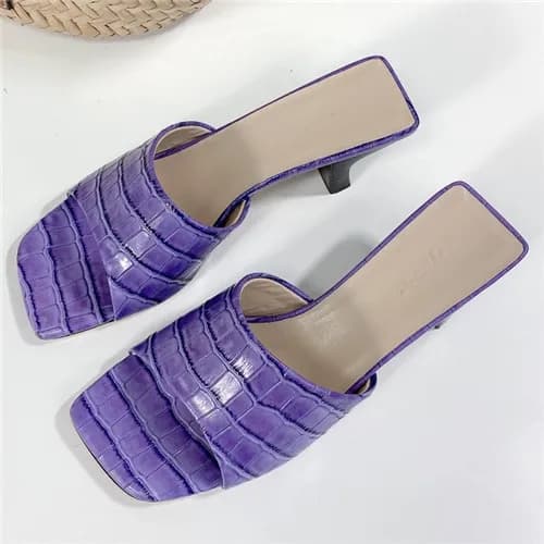 By Far 2021 Women's Leather High Heel Slipper,…