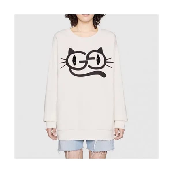 Gucci Mm/Wm Logo Crew-neck Cotton Tshirts Ivory -… - 1
