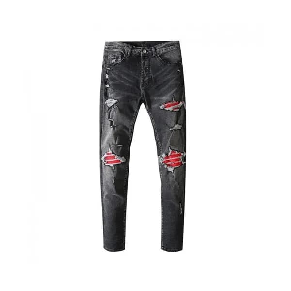 Amiri Mens Trendy Denim Pants Black - 아미리 2021 남성… - 1