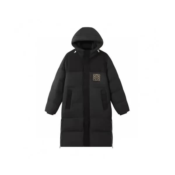Loewe Mens Logo Duck Down Padding Black - 로에베 202… - 1