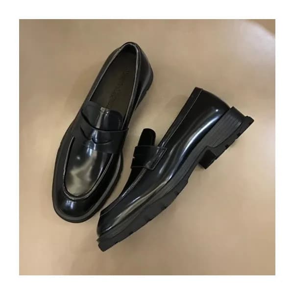 알렌산더 맥퀸 남성 블랙 로퍼 - Mens Black Loafer - alx0202x - 1
