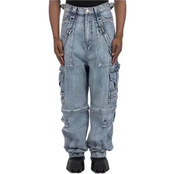 발렌시아가 남성 캐쥬얼 블루 청바지 - Balenciaga Mens Blue Jeans -… - 1