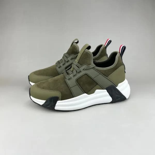 몽클레어 남성 카키 스니커즈 - Moncler Mens Khaki Sneakers - mo… - 1