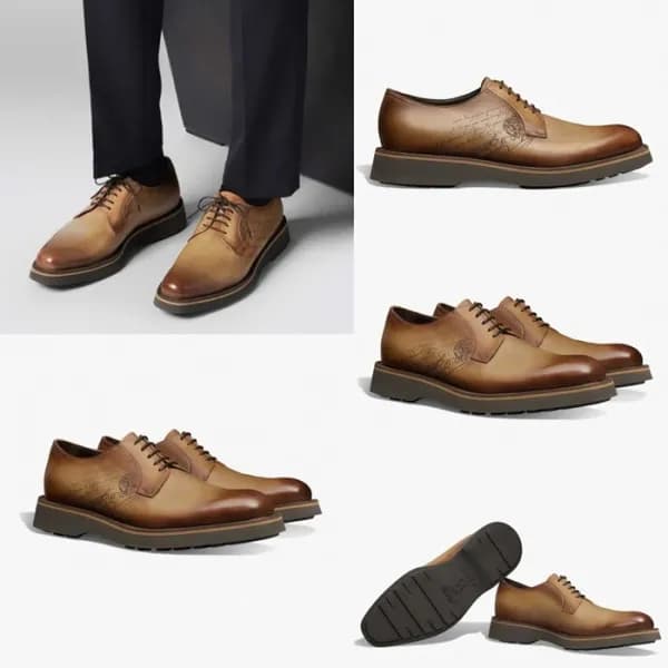 벨루티 남성 카멜 옥스퍼드 - Berluti Mens Camel Oxford - ber18… - 1