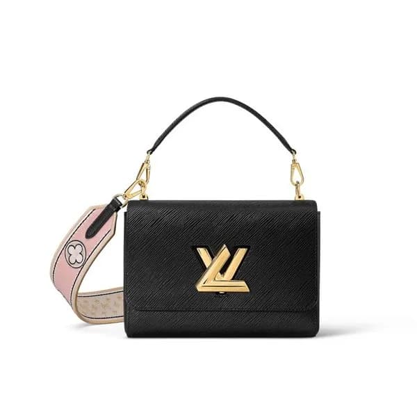루이비통 여성 블랙 트위스트백 - Louis vuitton Womens Black Twis… - 1