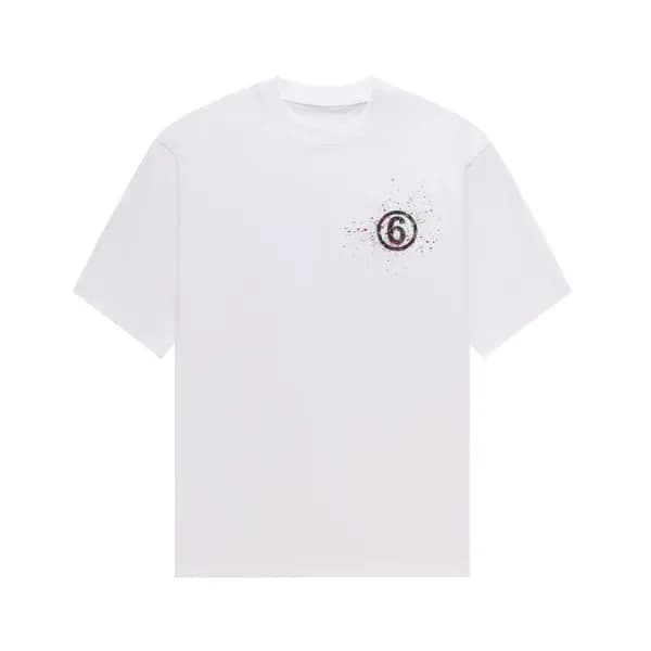 메종마르지엘라 남/녀 크루넥 화이트 반팔티 - Maison Margiela Unisex W… - 1