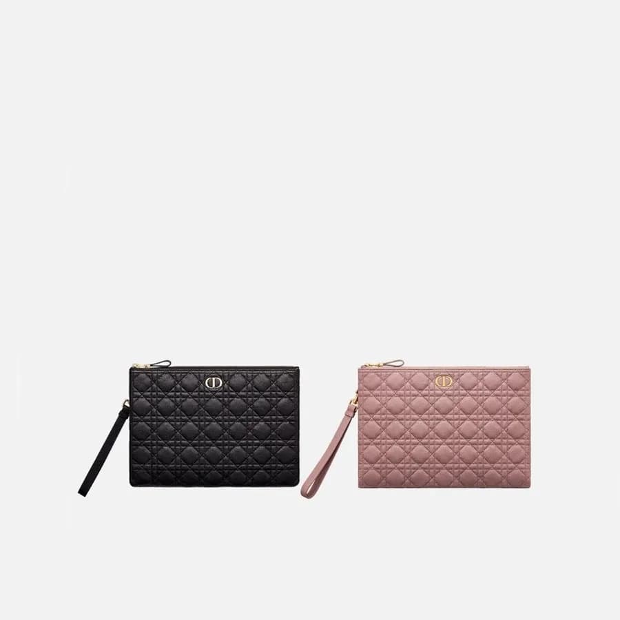 디올 여성 까나쥬 카프스킨 카로 데일리 클러치 【매장-200만원대】 - Dior Women… - 1