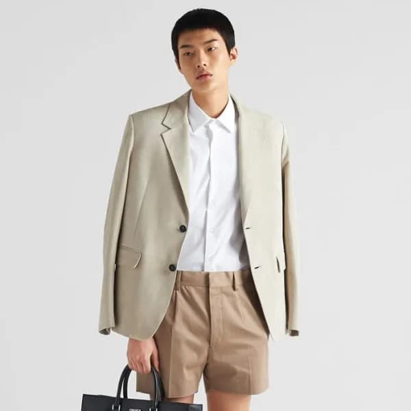 프라다 남성 그레이 슈트 자켓 - Prada Mens Gray Suit Jackets - … - 1