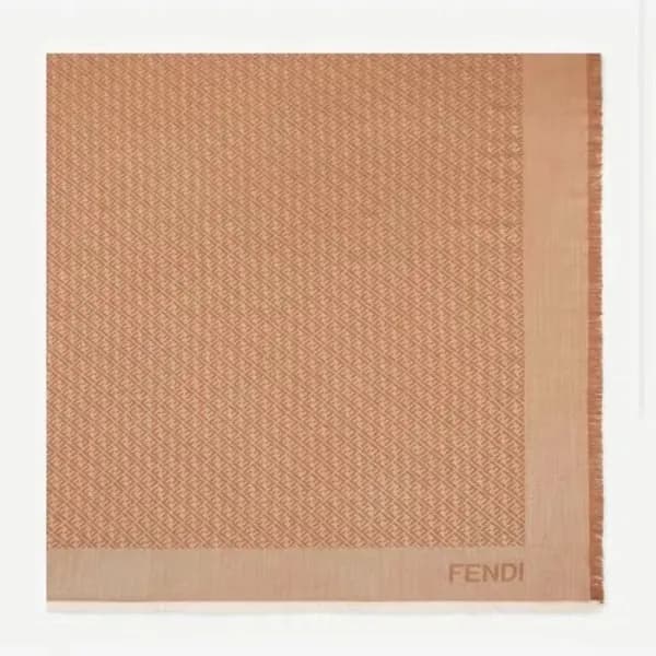 펜디 여성 오렌지 머플러 - Fendi Womens Orange Muffler - fe54… - 1