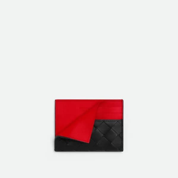보테가베네타 남성 레드 카드 지갑 - Bottega Veneta Mens Red Card … - 1