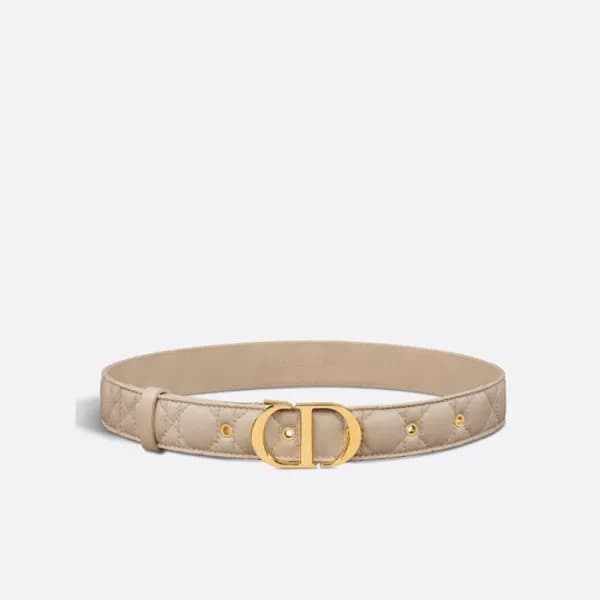디올 여성 베이지 몽테뉴 벨트 - Dior Womens Beige Belts - di852… - 1
