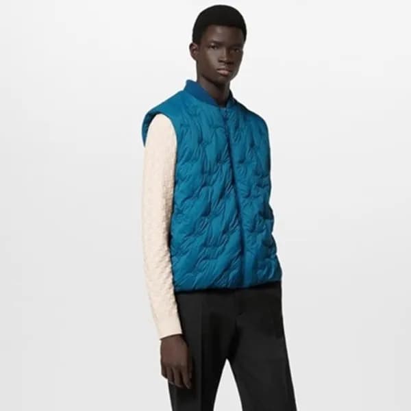 루이비통 남성 블루 다운 베스트 - Louis vuitton Mens Blue Vest -… - 1