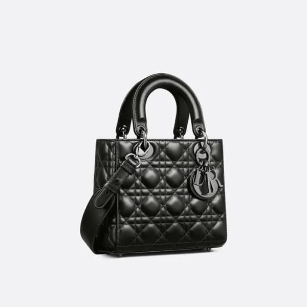 디올 여성 블랙 레이디 백 - Dior Womens Black Lady Bag - dib4… - 1