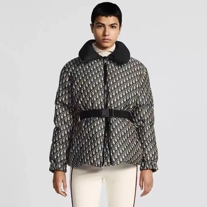 디올 여성 블랙 벨트 푸퍼 자켓 - Dior Women Black Puffer Jacket… - 1