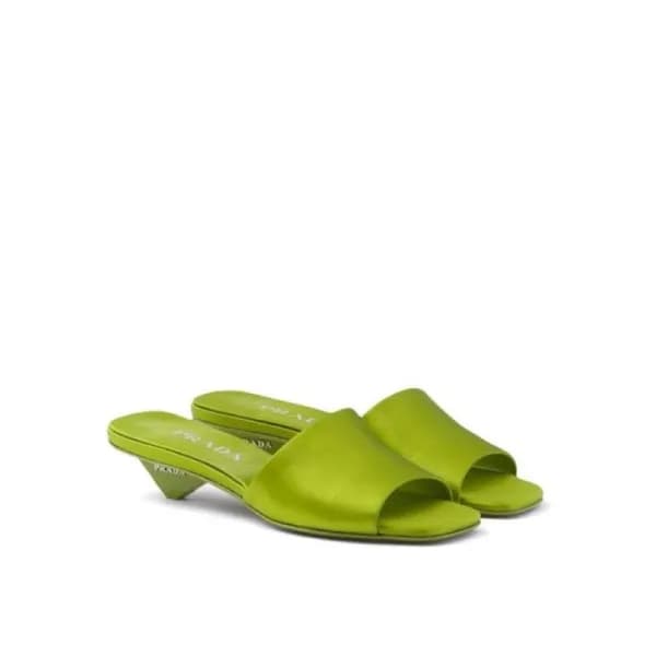 프라다 여성 실크 뮬 - Prada Womens Silk Mules - prs1464x - 1
