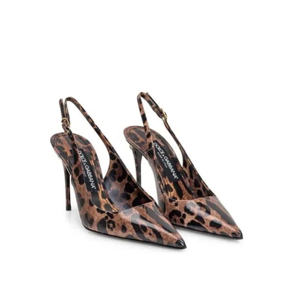 돌체앤가바나 여성 레오파드 슬링백 - Dolce&Gabbana Womens Leopard … - 1
