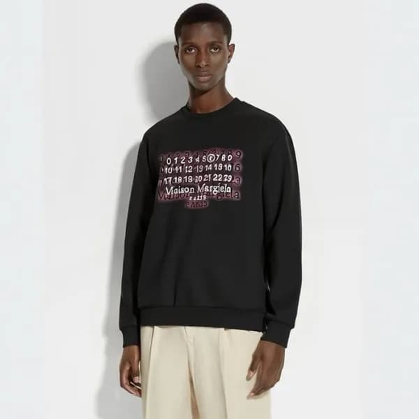 메종 마르지엘라 남성 라운드 맨투맨 - Maison Margiela Mens Round T… - 1