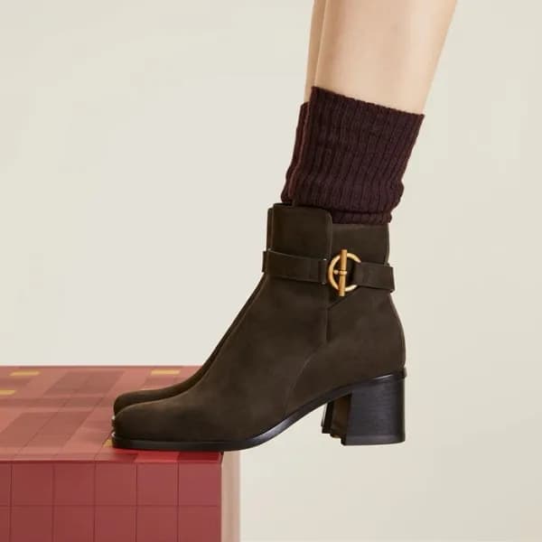 에르메스 여성 클래식 앵클 부츠 - Hermes Womens Classic Boots - … - 1
