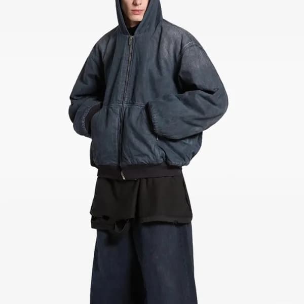 발렌시아가 남성 후드 자켓 - Balenciaga Mens Hood Jacket - bac… - 1