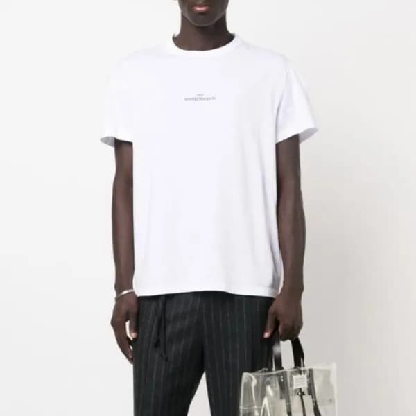 메종 마르지엘라 남성 라운드 반팔 티셔츠 - Maison Margiela Mens Roun… - 1