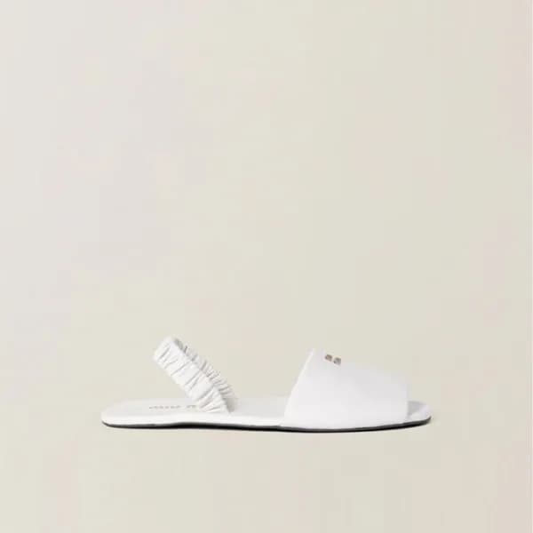미우미우 여성 나파가죽 샌들 - Miumiu Womens Nappa Sandal - mis… - 1
