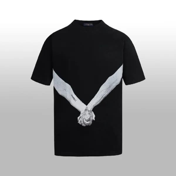 루이비통 남성 라운드 반팔티 - Louis vuitton Mens Round Tshirt … - 1