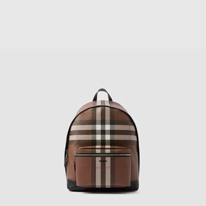 버버리 남성 빈티지 체크 백팩 - Burberry Mens Vintage Check Bac… - 1