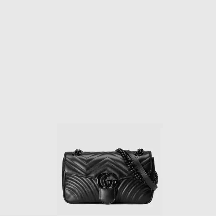 구찌 여성 GG 마몽 미디엄 숄더백 - Gucci Womens GG Marmont Medi… - 1