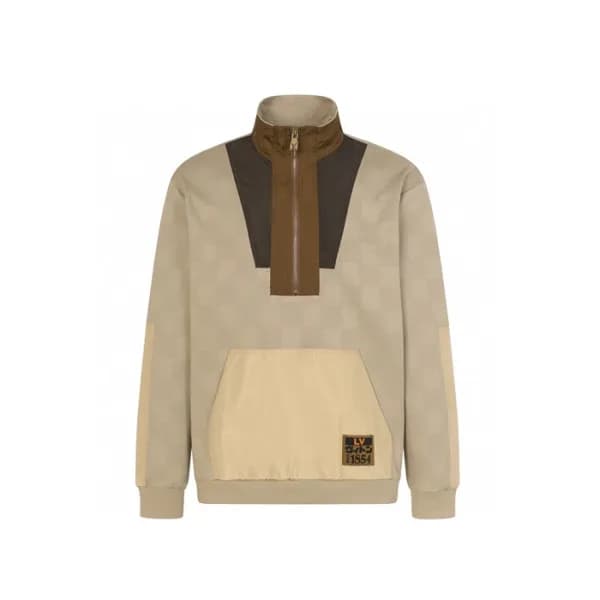 루이비통 남성 집업 맨투맨 - Louis vuitton Mens Zip-up Tshirt … - 1